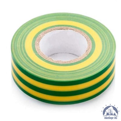 Лента изоляционная ПВХ (Авалон) 15 мм жёлто-зелёная купить в Ижевске